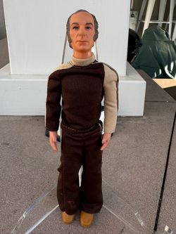 Vintage SPACE 1999 PROFESSOR BERGMAN 9" Action Figure Mattel 1973