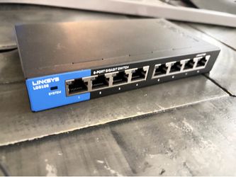 Linksys LGS108v2, 8-Port Gigabit Ethernet Swtich