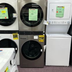 Stackable Washer And Dryer Stainless Steel 