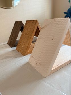 Handmade Wooden Book Rest with Mug/Phone/Notebook Spot, Father’s Day Gift