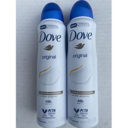 Dove Spray Deodorants.. Both For $8