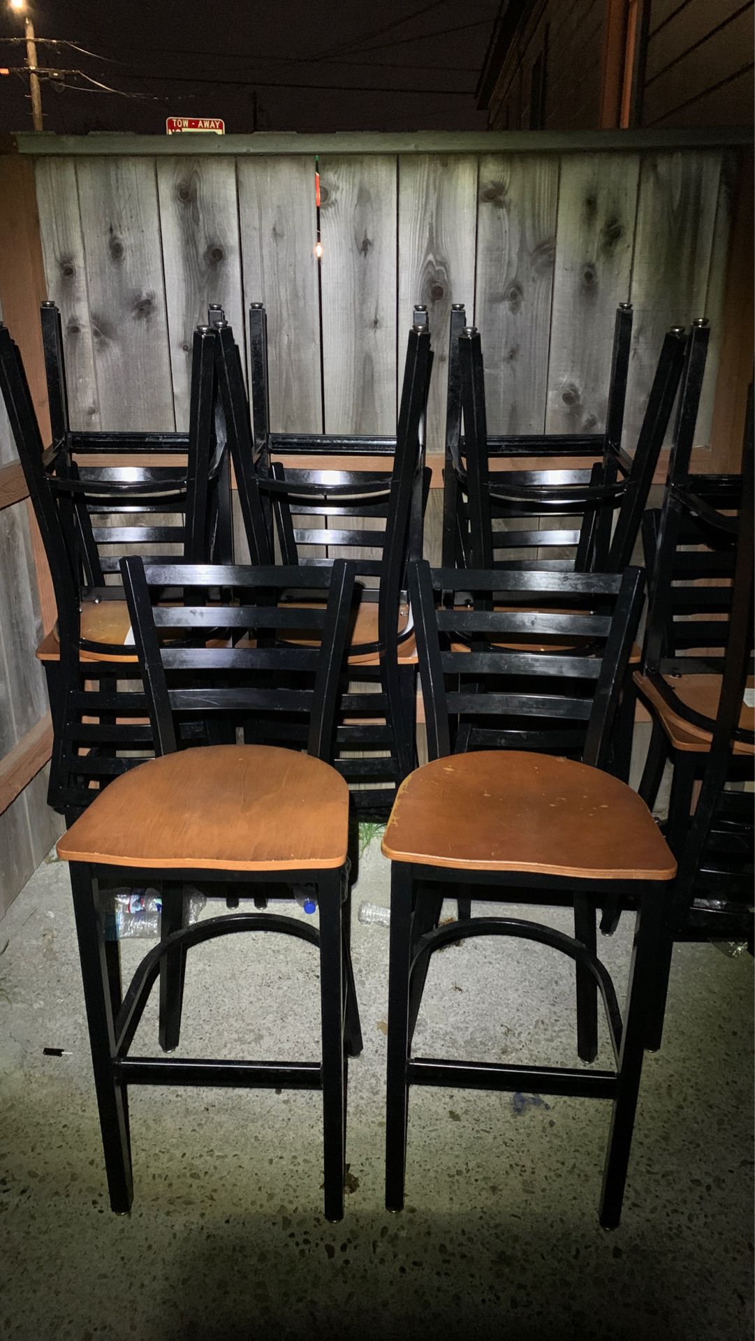 Bar chairs / high chairs $5 each chair