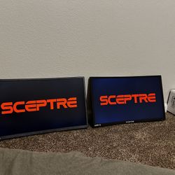 24in SCEPTRE Curved Monitors 75hz [Little To No Use!]
