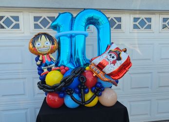 One piece balloon bouquet