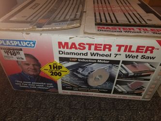 Master tiler daimond 7in wet Saw