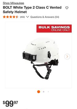 Milwaukee Vented Safety Helmet – New in Box