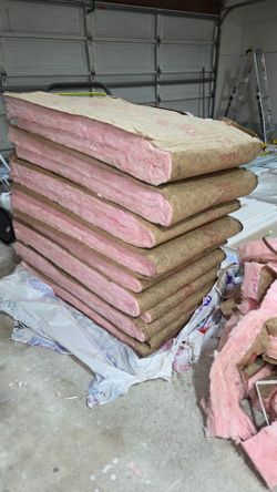 R13 batt insulation 23in x 93in, 10 batts