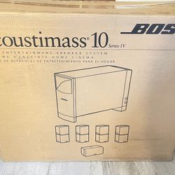 Bose Acoustimass 10 Series IV new home theater system 