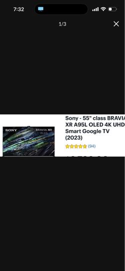 Sony - 55" class BRAVIA XR A95L OLED 4K UHD Smart Google TV
