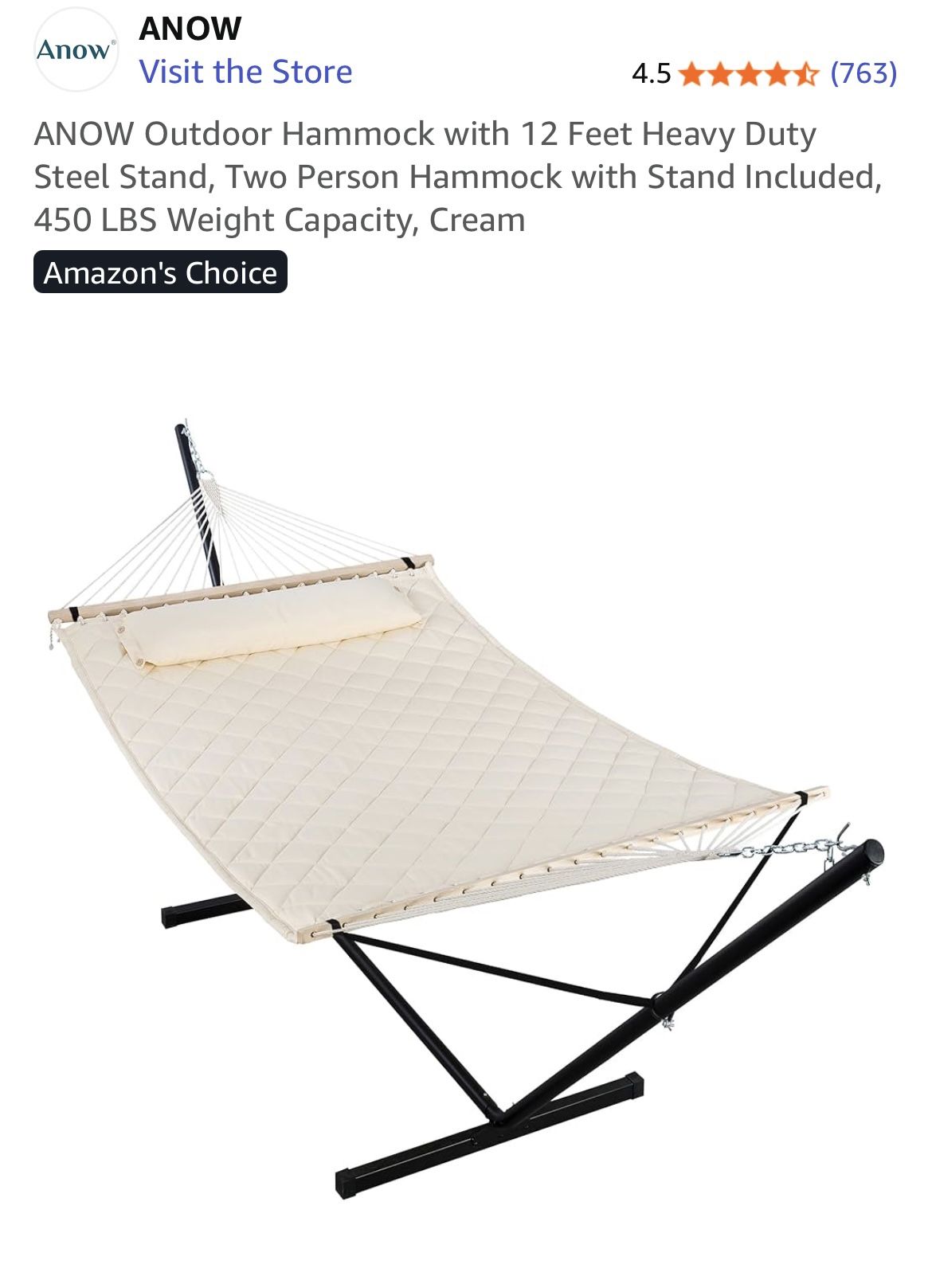 ANOW Outdoor Hammock