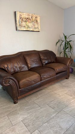 leather Use sofa full leather