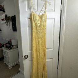 Windsor Andrea Cutout Slit Mermaid Sequin Formal Dress