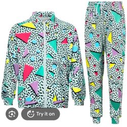 80s 90s outfit neon Halloween