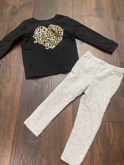 Girls sweater and pants size 3t daddy’s girl #6