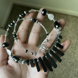 Onyx Choker Necklace 