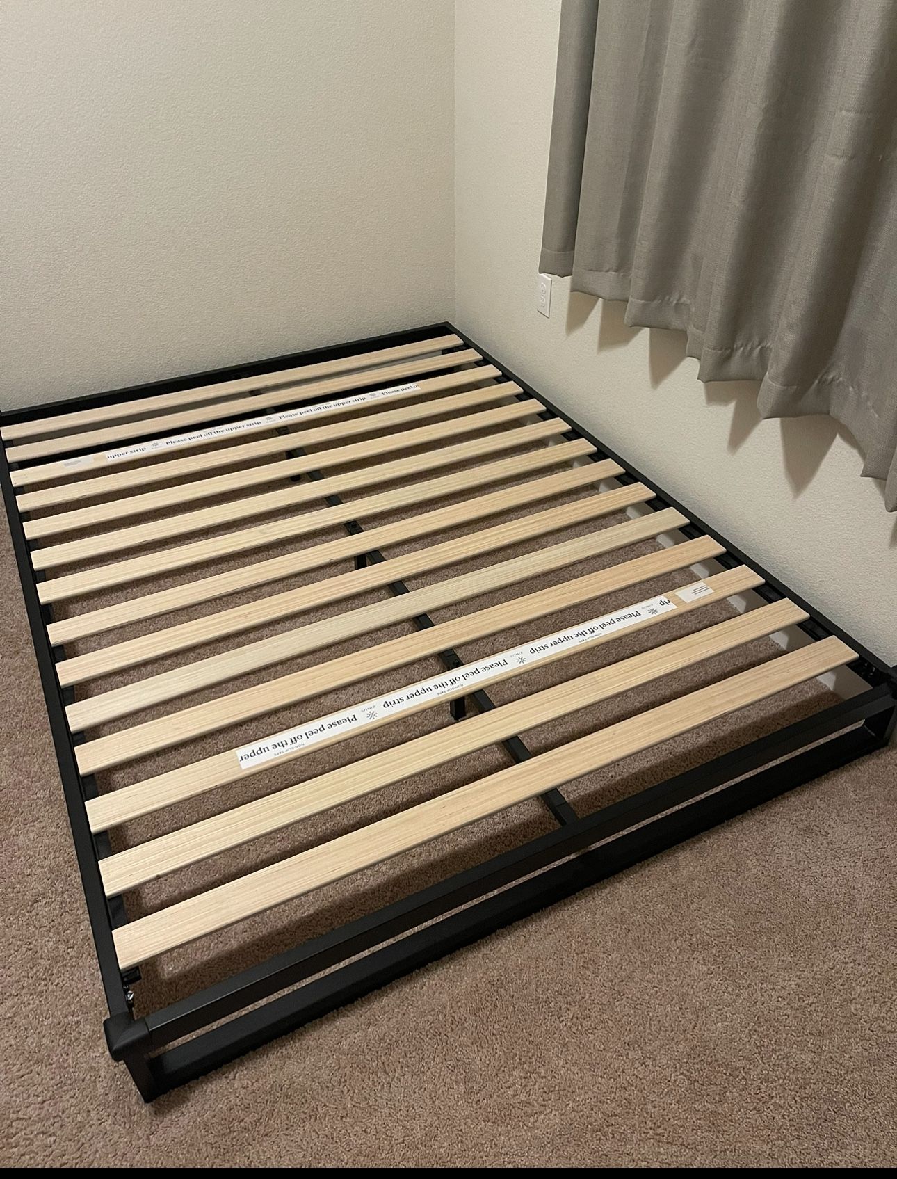 Queen Sized Metal Platform Bed Frame