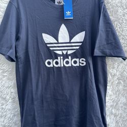 Adidas Men's Navy Blue short sleeve T-Shirt new