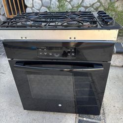 GE Gas Oven + Electric Stove Top