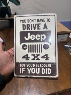 Jeep decor plate