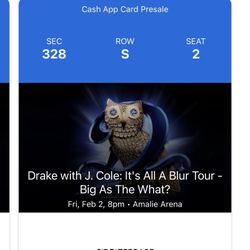 Drake And Jcole Concert In Tampa 