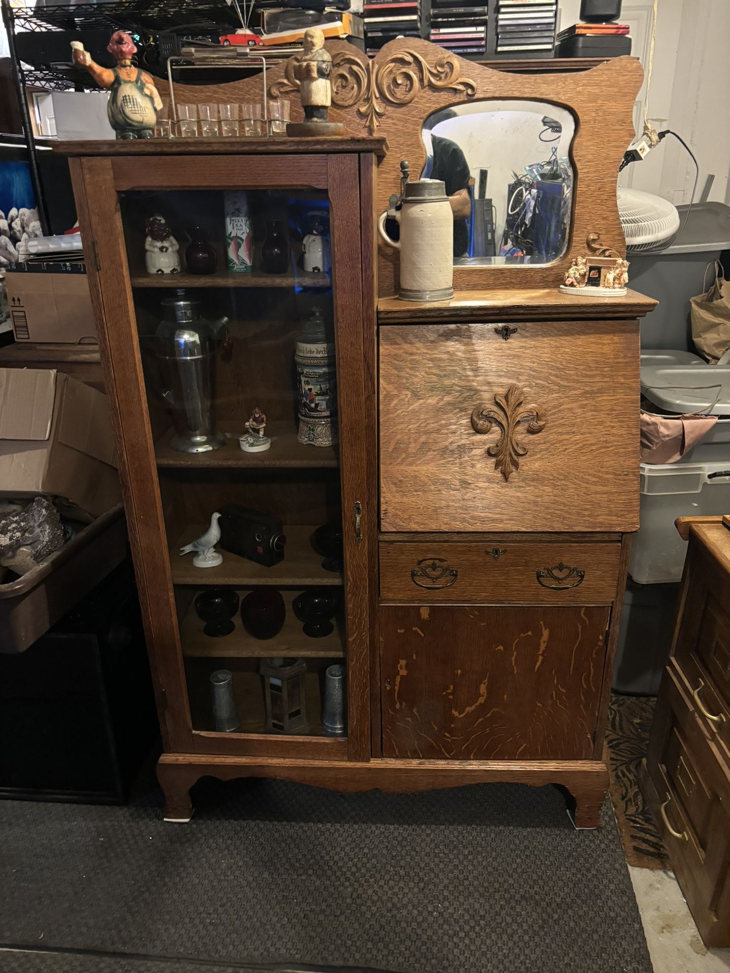 Antique oak Side-By-Side