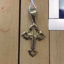 10kt Cross Pendant