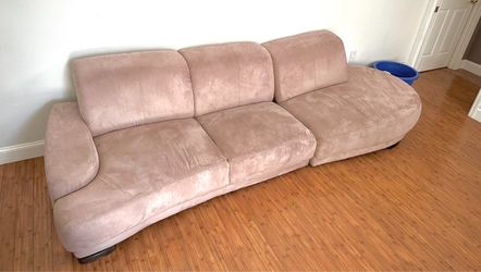 Beige Sectional Sofa Couch – 3 Piece Modular