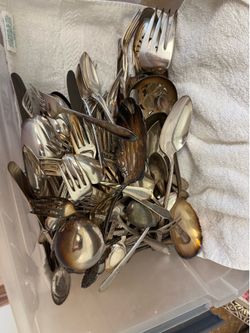 Silver Played vintage silverware