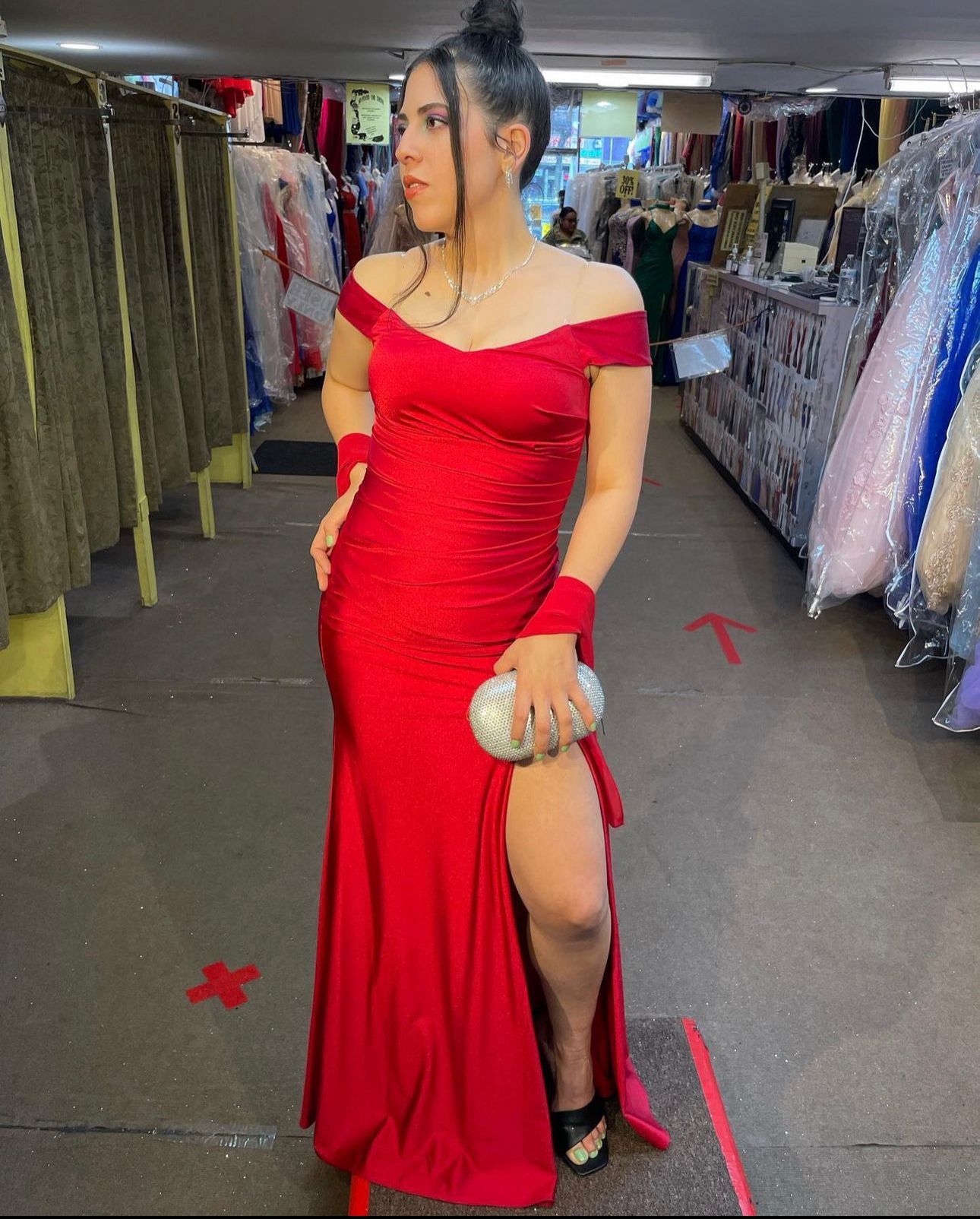 Prom Dress Red. Small Size 