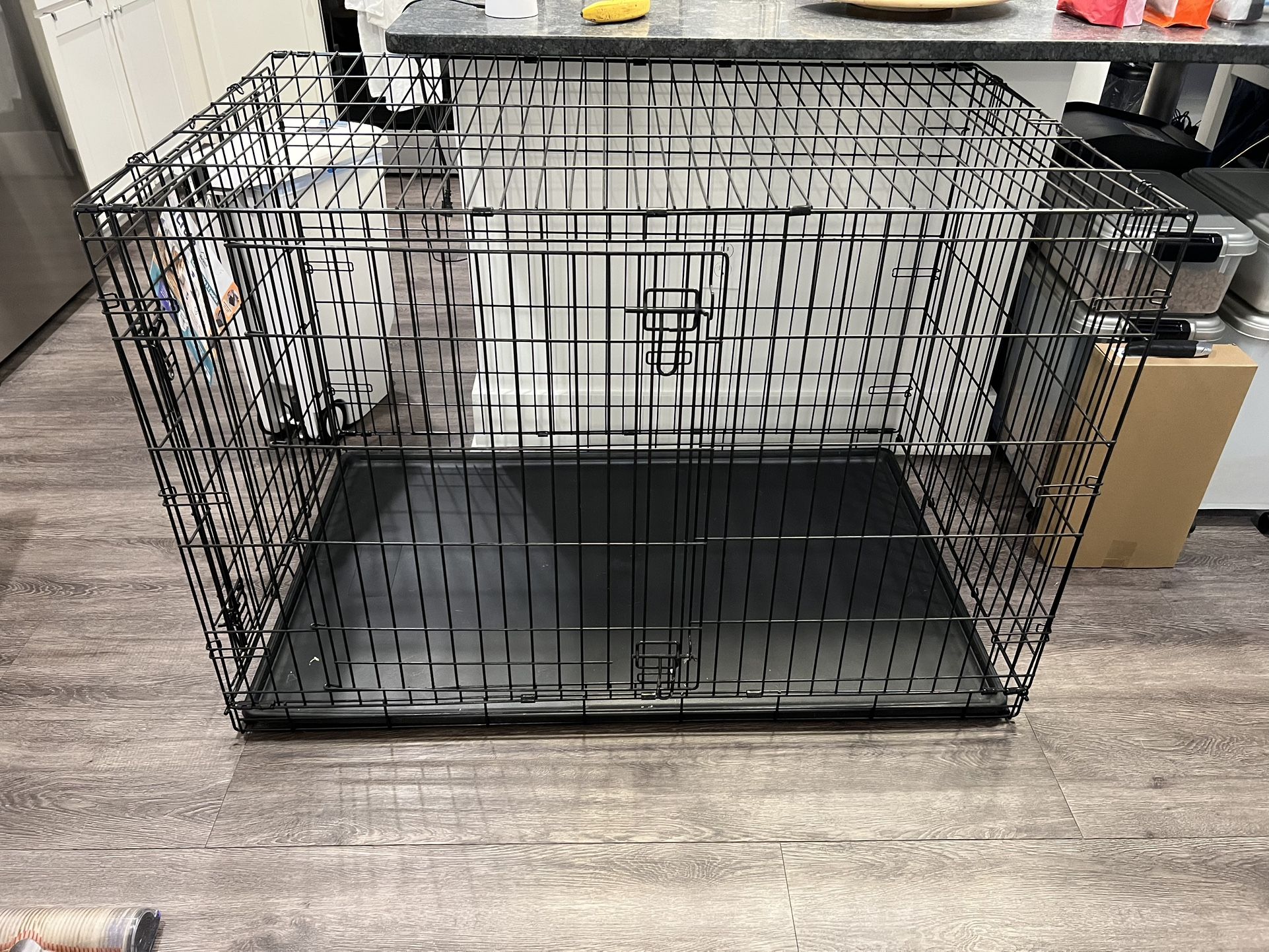 Midwest XL Collapsible Black Wire Dog Crate