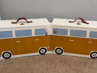Set of 2 VW Bus Decorative Storage / Gift Boxes with Handles
