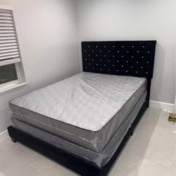 Queen Tufted Bed for Sale