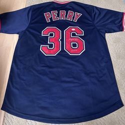 Gaylord Perry Autographed Cleveland Indians Jersey With COA