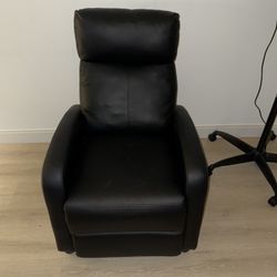 Black Leather Recliner