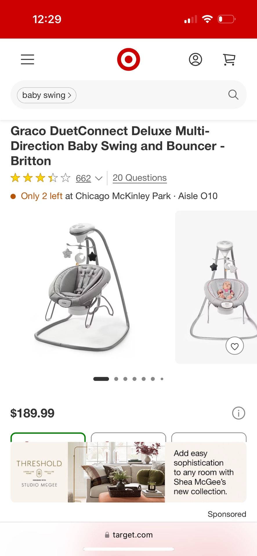 Graco Swing