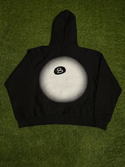 Black 8 Ball Stussy Hoodie