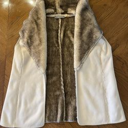 Bagatelle Women’s Faux Fur Vest - Size Large