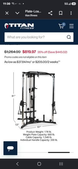 Titan Plate Loaded Functional Trainer
