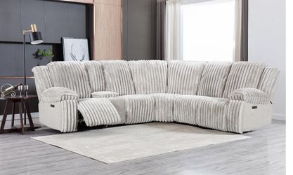 Modern Corduroy Sectional