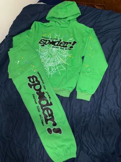 Slime Green Spxder! Tracksuit - Hoodie & Sweatpants