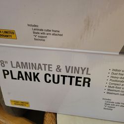 8" PLANK VINYL & LAMINATE CUTTER...USED A FEW TIMES