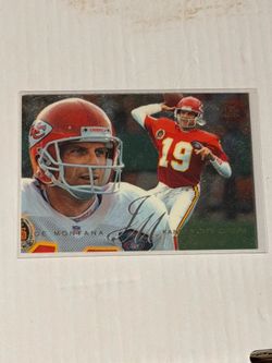 1995 Fleer Flair Preview #15 Joe Montana