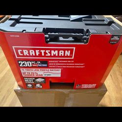 New 230 pc craftsman 3 drawer tool  box reg.  price $199 I ask $150