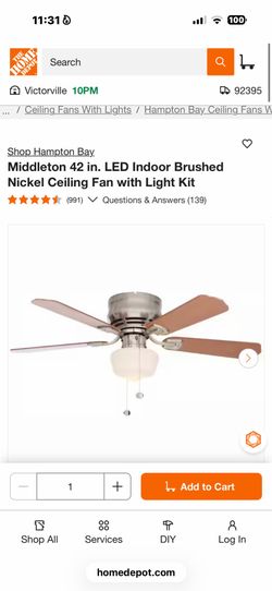 LED Ceiling Fan
