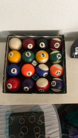 Pool Table Balls