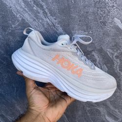 Hoka One Bondi 8 Harbor Mist Lunar Rock