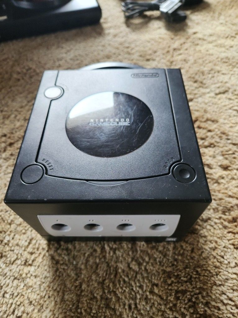 Black Game Cube Console Only