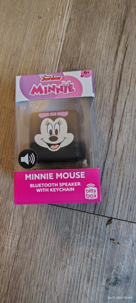 Disney Junior Minnie Mouse Bluetooth Speaker With Keychain