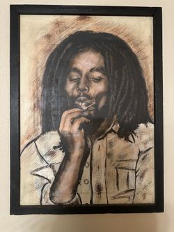 Bob Marley (Chalk Drawing)🥇📈❤️🔥