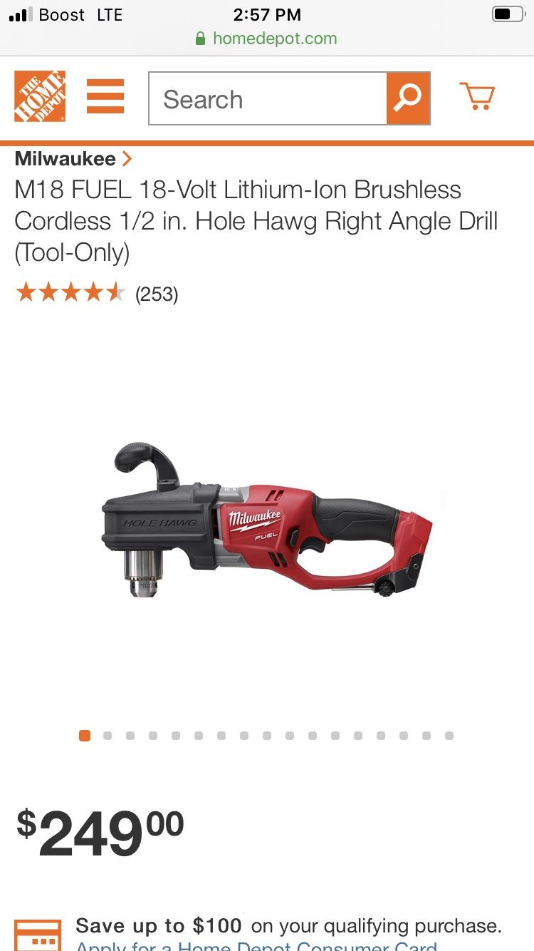 Hole Hawg Milwaukee Fuel M-18
